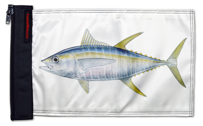 Tuna 12"x18" Forever Wave Flag for Jeep Wrangler CJ-7 and CJ-8 1976-1986