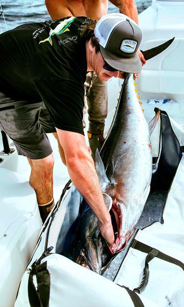 72x30'' Fish Cooler Bag With YKK Zipper, Flat Bottom