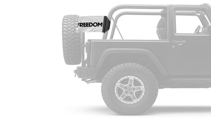 Freedom 12"x18" Forever Wave Flag for Jeep Wrangler JK 2-Door 2007-2018