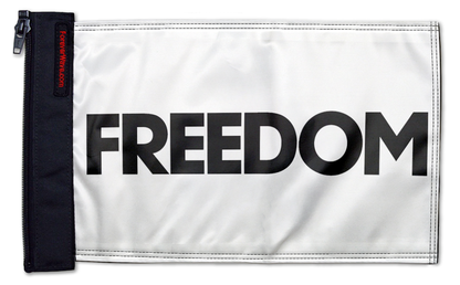 Freedom 12"x18" Forever Wave Flag for Jeep Wrangler JK 2-Door 2007-2018