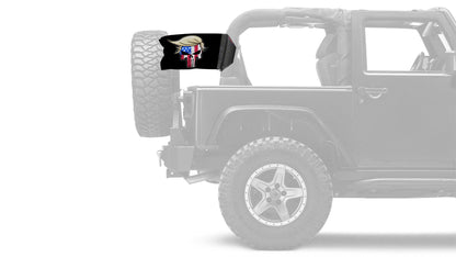 Trump Punisher 12"x18" Forever Wave Flag for Jeep Wrangler JK 2-Door 2007-2018