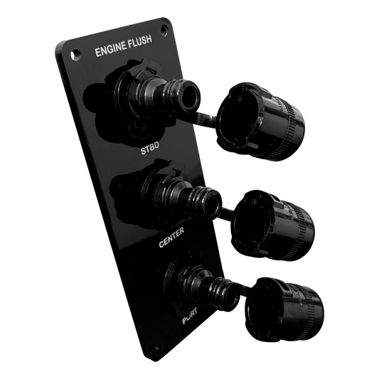 Flush Port Reroute - Black Acrylic