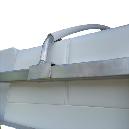 18'-22' Pontoon Boat Canvas Solution with 3" Rise Combo Pack with 18 Gator Bite Canvas Strap Solutions