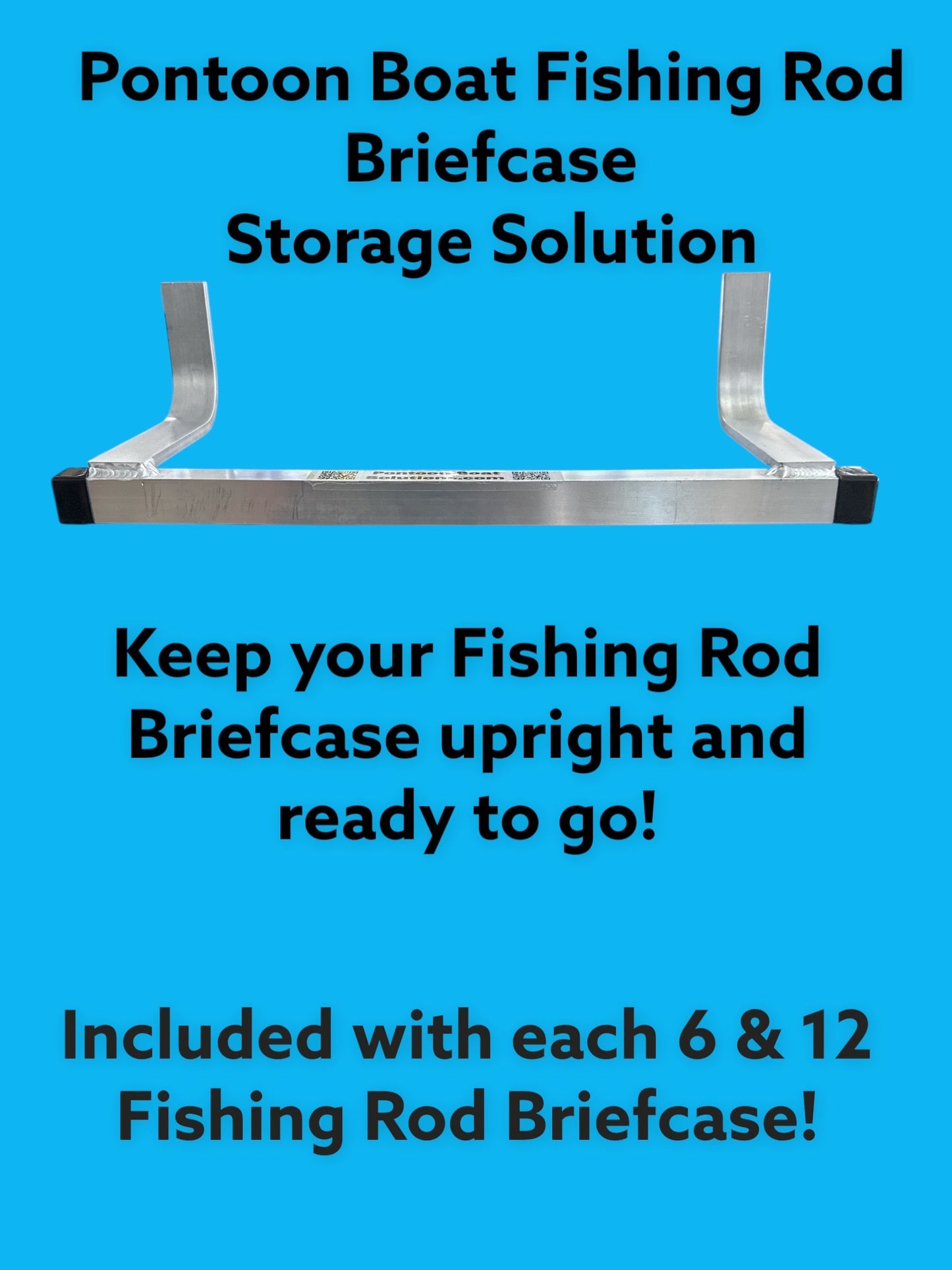 Pontoon Boat 6 Fishing Rod Briefcase