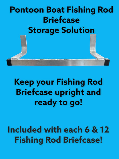 Pontoon Boat 12 fishing Rod Briefcase
