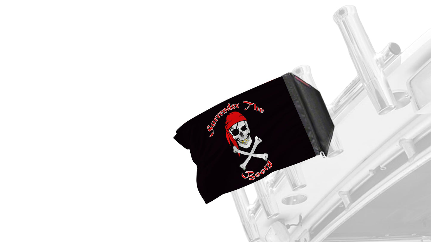 Surrender The Booty 12"x18" Forever Wave Flag