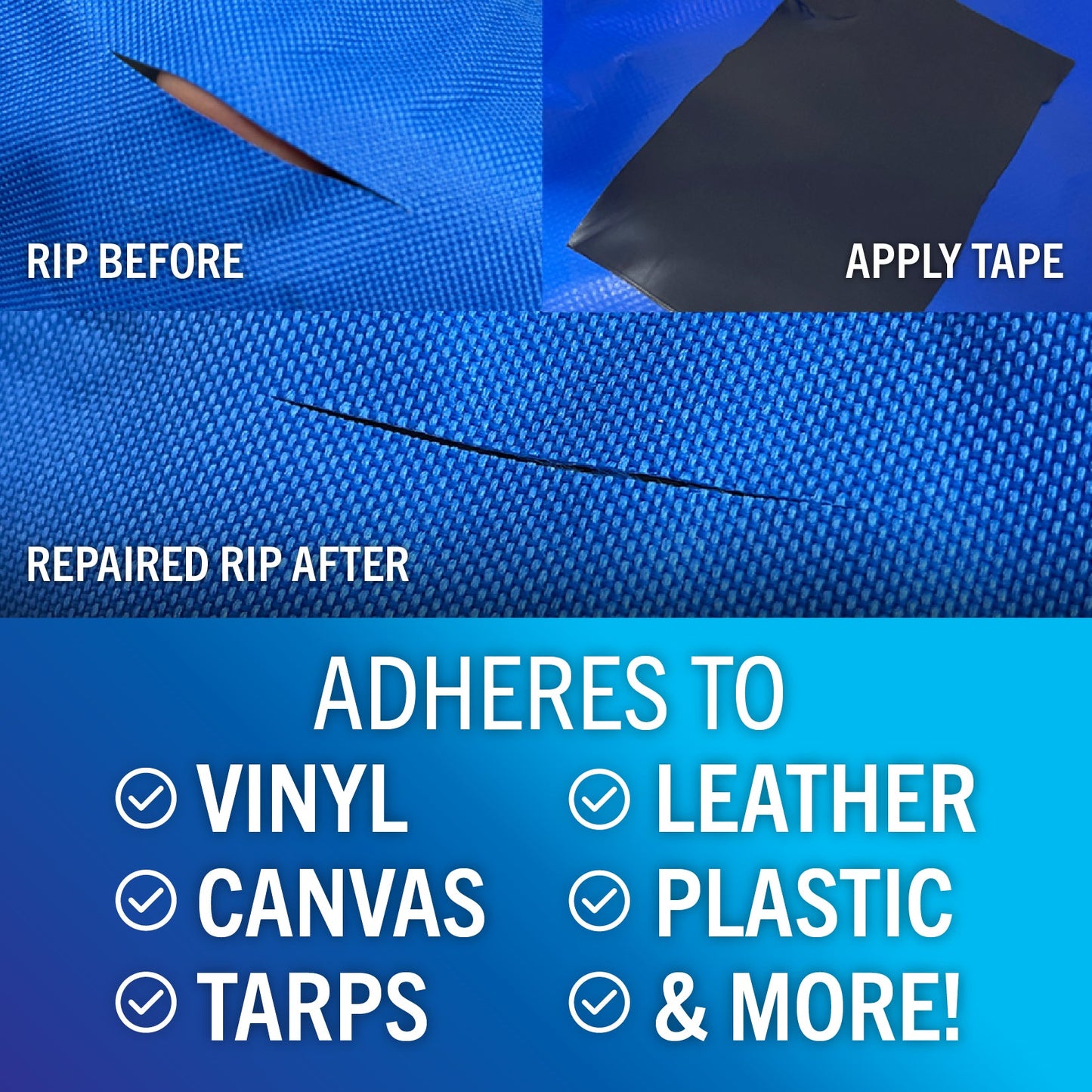 Fabric Repair Tape Boat Covers Awnings