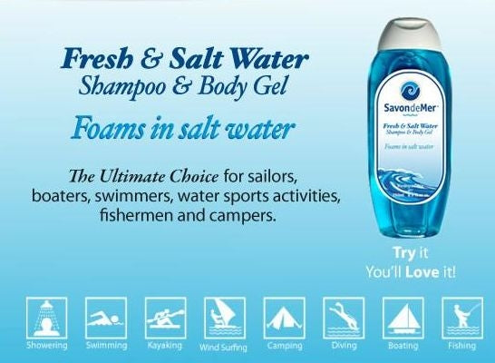 Savon de Mer - Best Saltwater Shampoo and Camping Soap