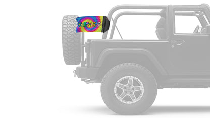 Grateful Dead Dancing Bears 12"x18" Forever Wave Flag for Jeep Wrangler JK 2-Door 2007-2018