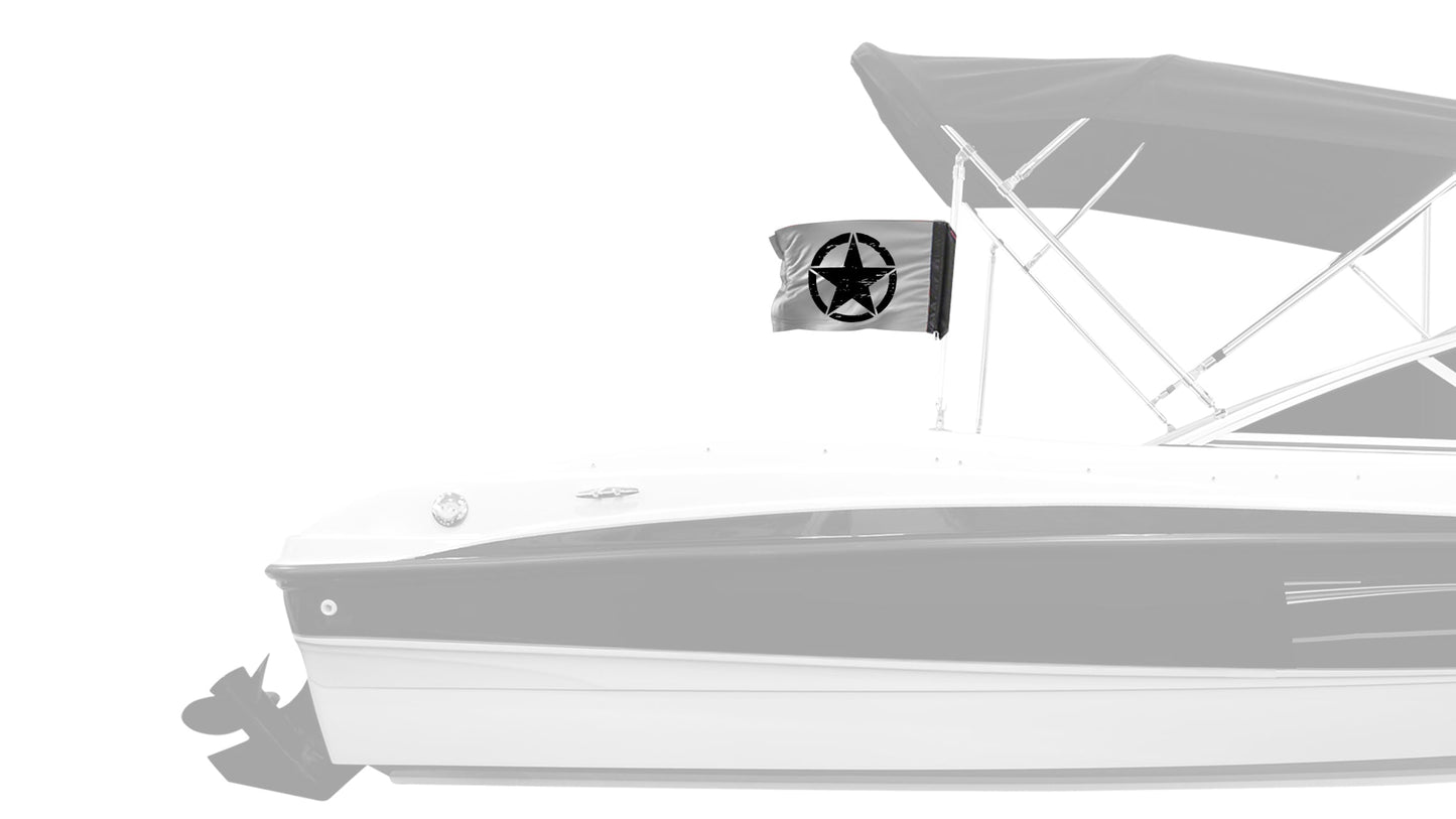 Oscar Mike 12"x18" Forever Wave Flag