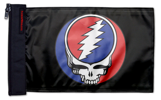 Grateful Dead 12"x18" Forever Wave Flag for Jeep Wrangler CJ-7 and CJ-8 1976-1986