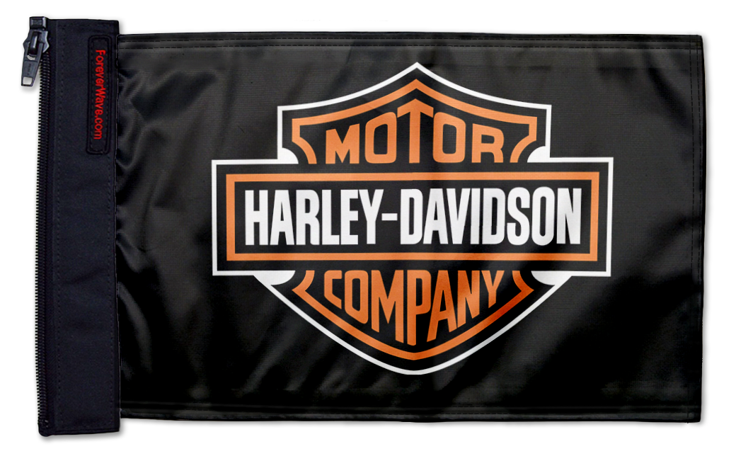 Harley Davidson 12"x18" Forever Wave Flag for Jeep Wrangler LJ 2003-2006