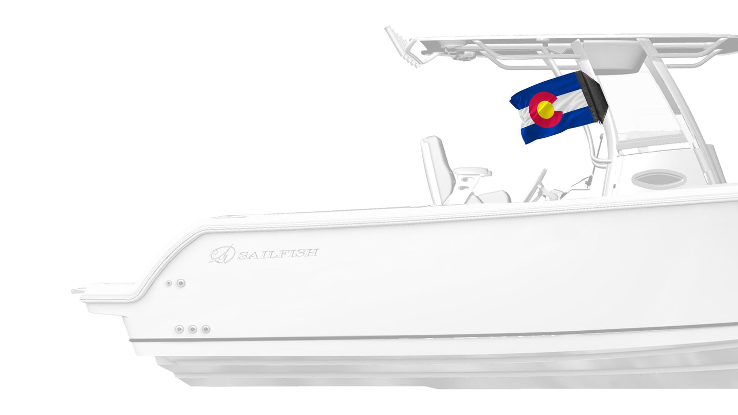 State Flag Colorado 12"x18" Forever Wave Flag