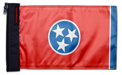 State Flag Tennessee 12"x18" Forever Wave Flag for Jeep Wrangler JKU 4-Door 2007-2018
