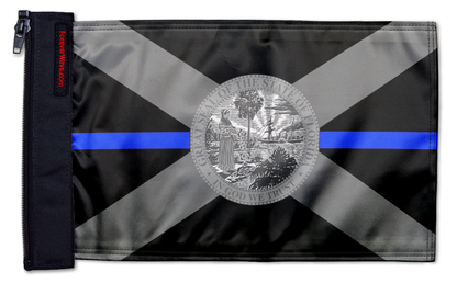 State Flag Florida Blue Line 12"x18" Forever Wave Flag for Jeep Wrangler JLU 4-Door 2018-Present