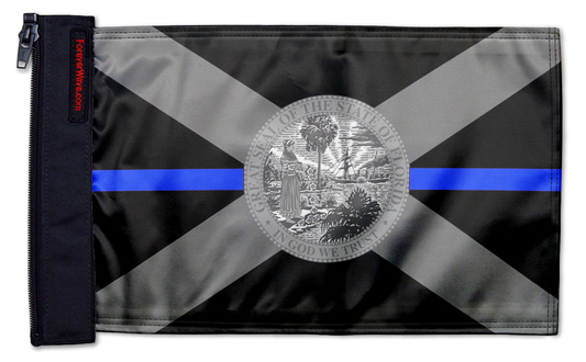 State Flag Florida Blue Line 12"x18" Forever Wave Flag for Jeep Wrangler JL 2-Door 2018-Present
