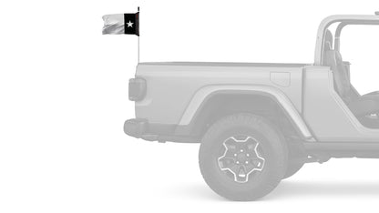 State Flag Texas Subdued 12"x18" Forever Wave Flag for Jeep Wrangler JL 2-Door 2018-Present