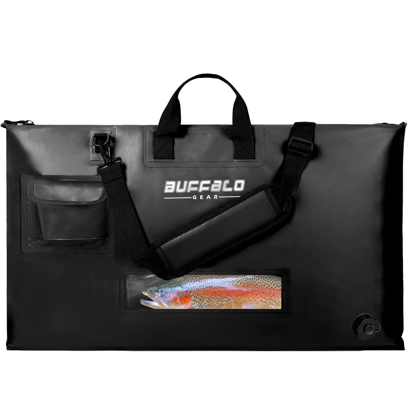 32'' Waterproof Fish Bag With Aerator Pocket for Live Bait – Innovative ...