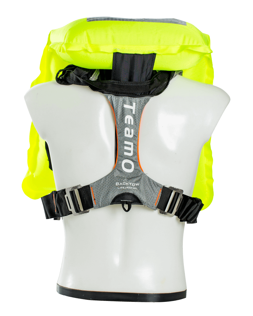 TeamO Marine 170N Backtow™ Coastal Inflatable PFD - Grey