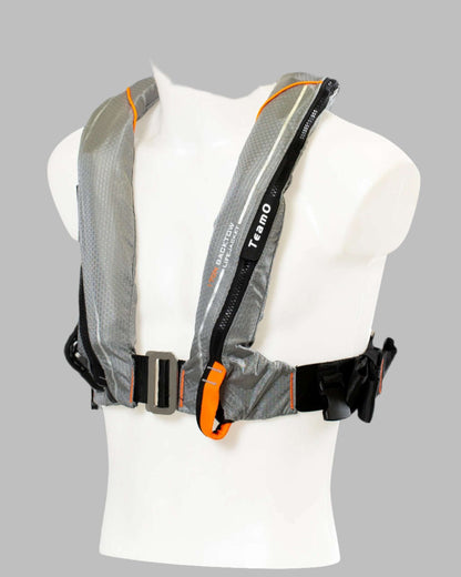 TeamO Marine 170N Backtow™ Coastal Inflatable PFD - Grey