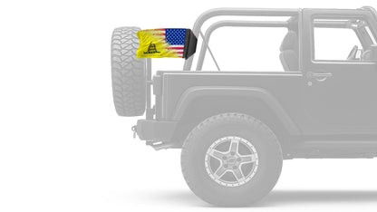 USA Gadsden 12"x18" Forever Wave Flag for Jeep Wrangler CJ-7 and CJ-8 1976-1986