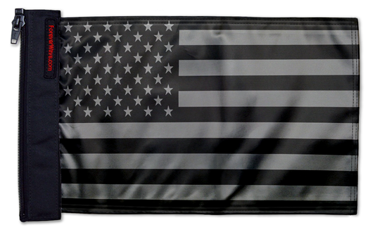 USA Subdued Tactical 12"x18" Forever Wave Flag for Jeep Wrangler TJ 1996-2006