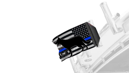 USA Subdued Thin Blue Line K9 12"x18" Forever Wave Flag
