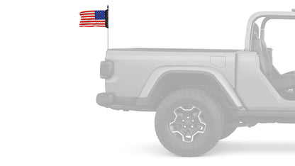 USA Ol' Glory - The Stars and Stripes 12"x18" Forever Wave Flag for Jeep Wrangler LJ 2003-2006