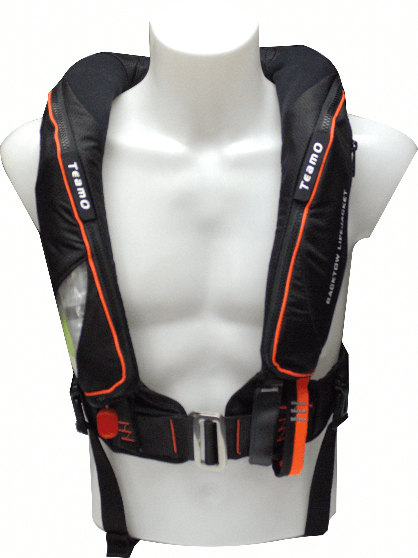TeamO Marine PFD 275N BackTow™ Ocean Inflatable PFD - Black