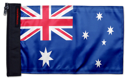 Australia 12"x18" Forever Wave Flag for Jeep Wrangler JK 2-Door 2007-2018