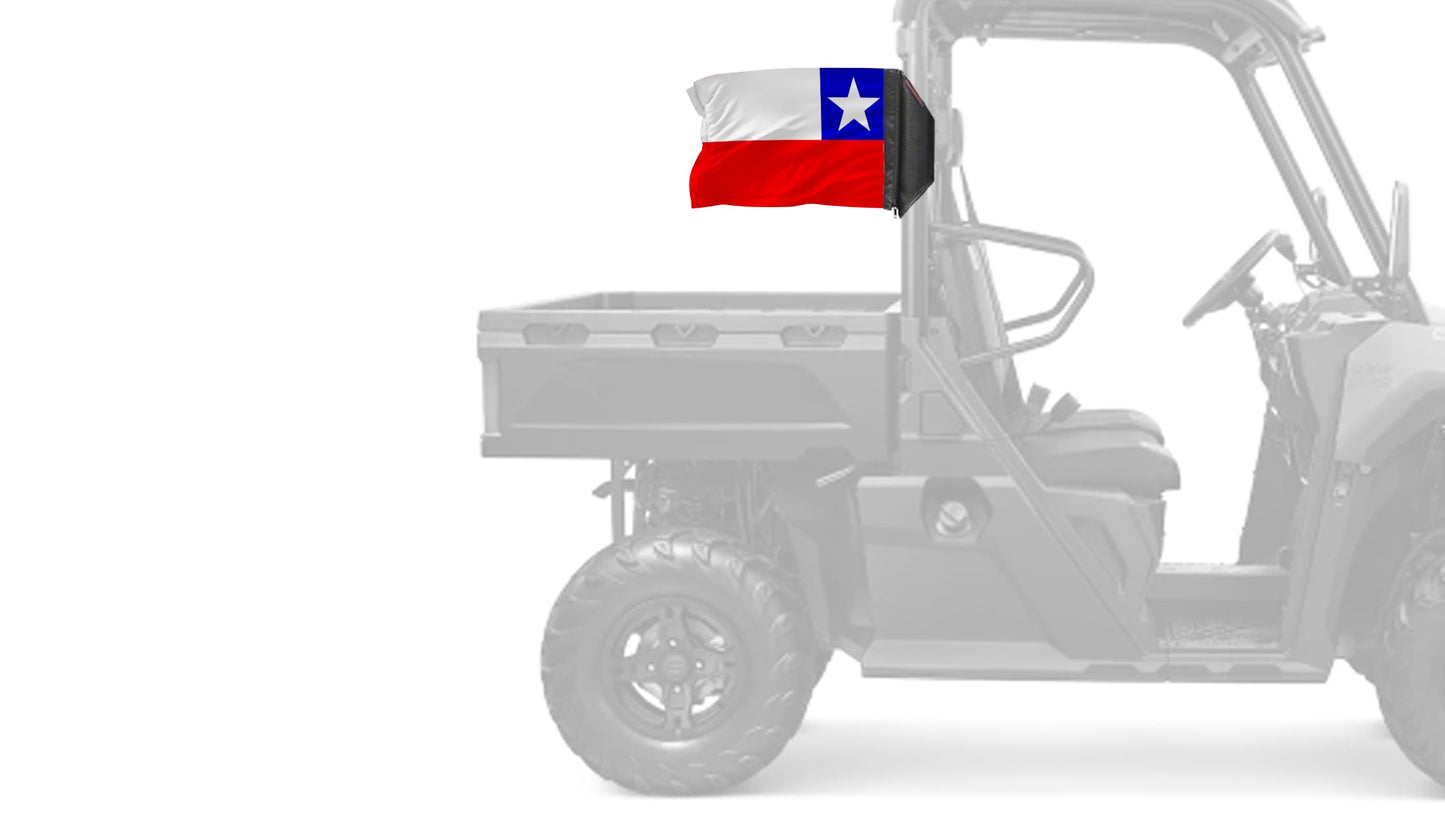 Chile 12"x18" Forever Wave Flag