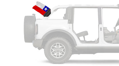 Chile 12"x18" Forever Wave Flag for Bronco