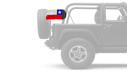 Chile 12"x18" Forever Wave Flag for Jeep Wrangler CJ-7 and CJ-8 1976-1986