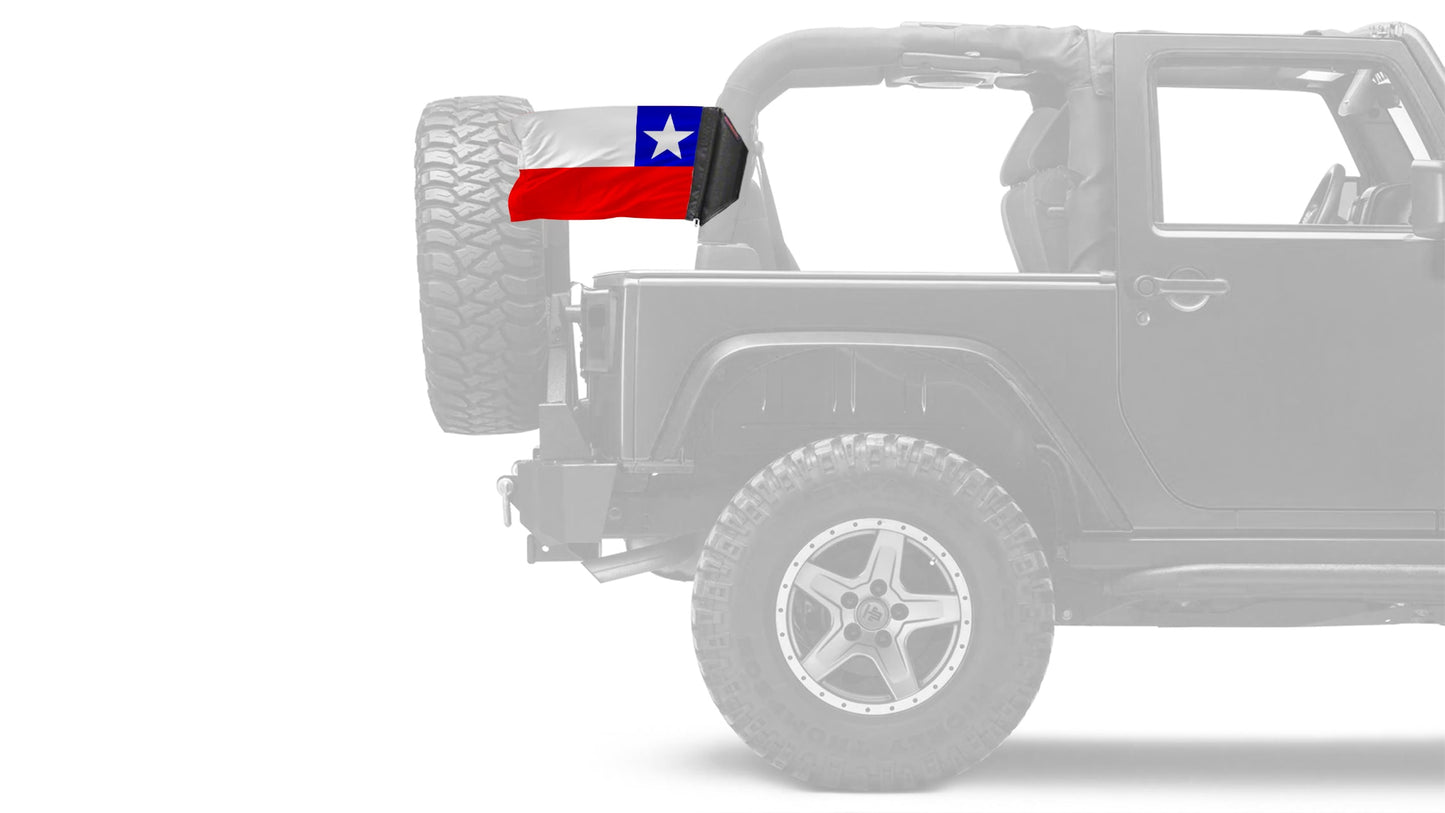 Chile 12"x18" Forever Wave Flag