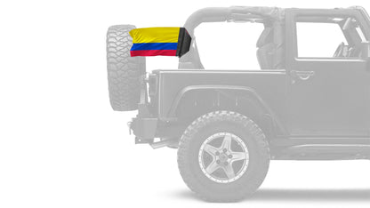 Colombia 12"x18" Forever Wave Flag for Jeep Wrangler YJ 1986-1995