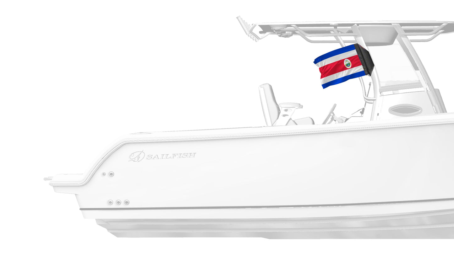 Costa Rica 12"x18" Forever Wave Flag
