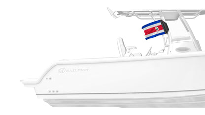 Costa Rica 12"x18" Forever Wave Flag