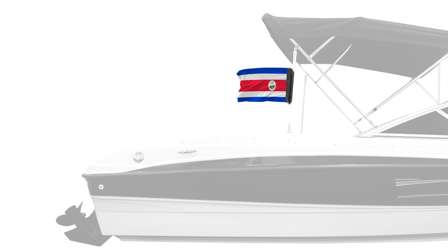 Costa Rica 12"x18" Forever Wave Flag
