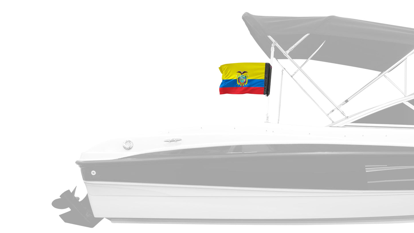 Ecuador 12"x18" Forever Wave Flag