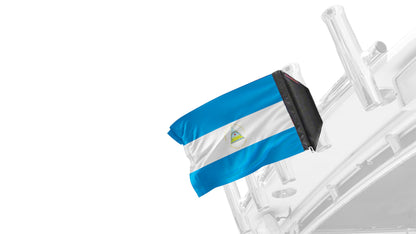 Nicaragua 12"x18" Forever Wave Flag