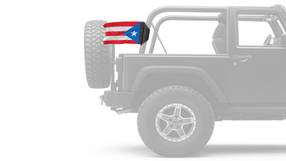 Puerto Rico 12"x18" Forever Wave Flag for Jeep Wrangler CJ-7 and CJ-8 1976-1986