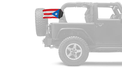 Puerto Rico 12"x18" Forever Wave Flag for Jeep Wrangler LJ 2003-2006