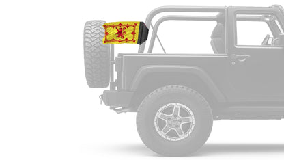 Scotland Lion Rampant 12"x18" Forever Wave Flag for Jeep Wrangler YJ 1986-1995