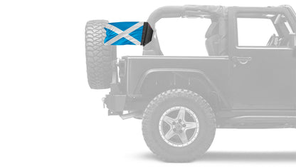 Scotland 12"x18" Forever Wave Flag for Jeep Wrangler JLU 4-Door 2018-Present