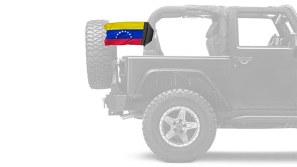 Venezuela 12"x18" Forever Wave Flag for Jeep Wrangler JK 2-Door 2007-2018