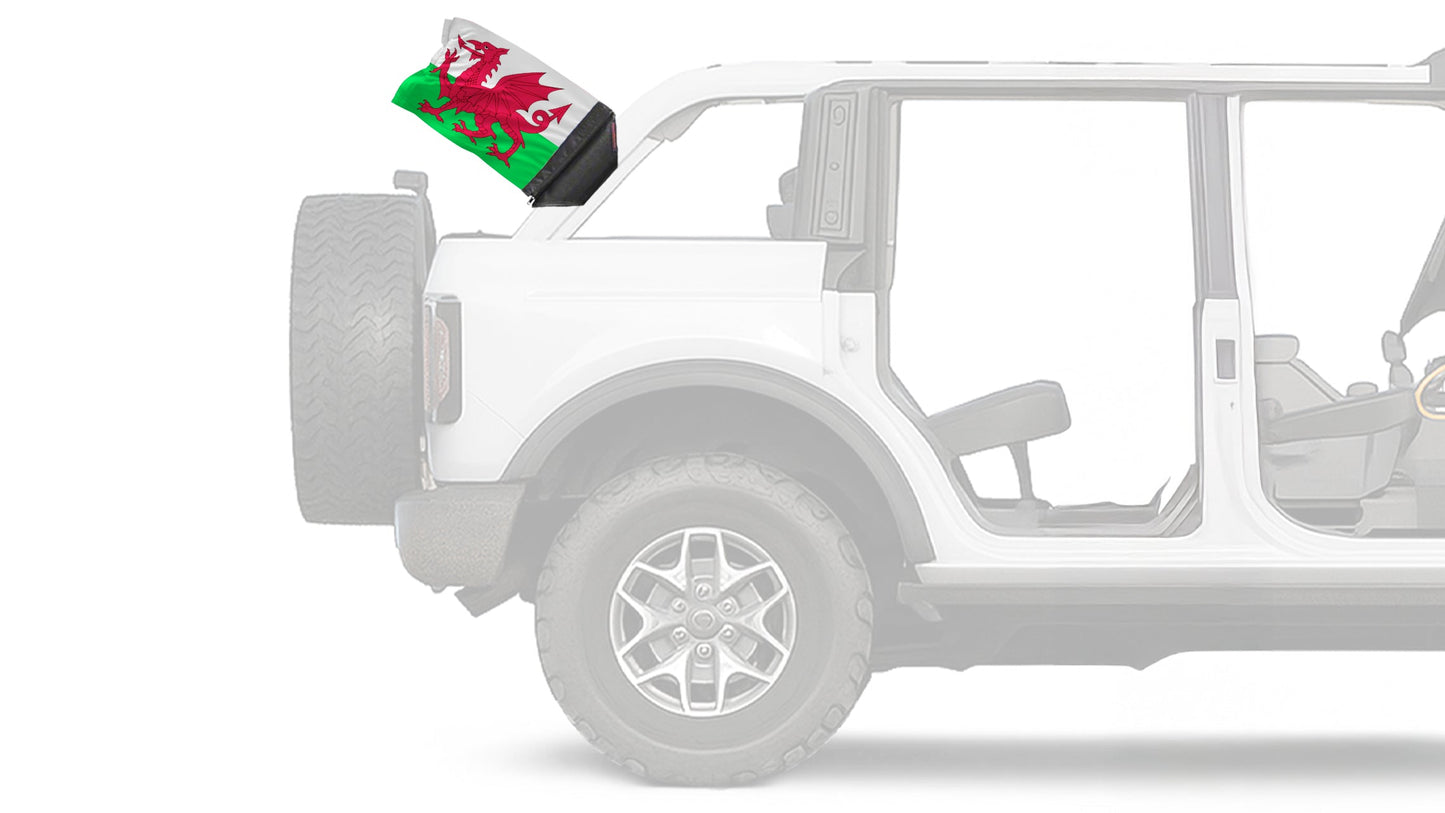 Wales 12"x18" Forever Wave Flag