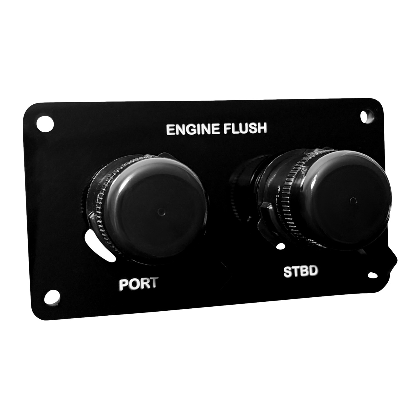 Flush Port Reroute - Black Acrylic