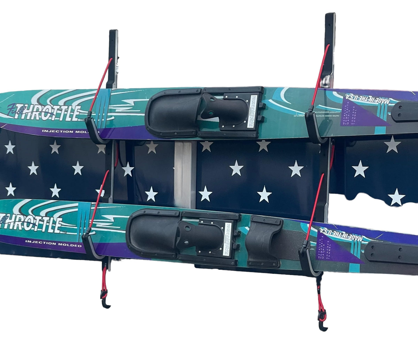 Pontoon Boat Wide Ski Solution with Storage Rack