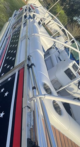 12'-18' Pontoon Boat Canvas Solution with 6" Rise Combo Pack with 12 Gator Bite Canvas Strap Solutions