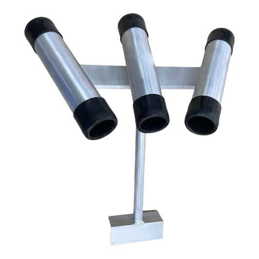 PONTOON BOAT SOLUTIONS, Pontoon Boat Triple Fishing Rod Holder